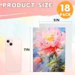 ESRICH 5x7IN Small Canvases for Painting, 18 Pack Mini Canvas Boards 100% Cotton Painting Canvas Primed Acid Free Mini Blank Canvas Panels for Oil Paint,Watercolor,Acrylic Paint,Gouache&Tempera.