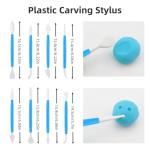 AULEEP Clay Sculpting Tools Kit, 31PCS Air Dry Clay Tool, Polymer Clay Tools, Clay Pottery Carving Tool Set for Miniatures, Figures, Classroom, Pottery Craft, Dotting, Molding, Modeling, Shaping