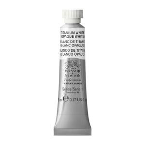 Winsor & Newton Professional Water Colour Paint, 0.17-oz Tube, Titanium White