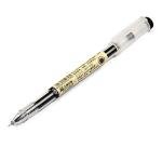 Gel Ink Pen Japanese Style Liquid Ink Rollerball Pens Quick Drying 0.35mm Ultra Fine Point Ballpoint Maker Pen Premium for Office School Stationery Supply,12 Pcs/Set, Black