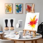 Blending Tool Mini Round Ink Blending Tool Art Supplies for Distressing Blending and More Control of Ink Placement Compact No More Inky Fingers Ink and Versatile Inking Tools Drawing Art Blenders