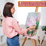 NEXCOVER Stretched Canvas - 8 Pack 11x14 Inch, 5/8” Profile, 100% Cotton Art Canvas, Triple Primed White Blank Canvases, Acid-Free, Artist Painting Canvas for Acrylic, Oil, Tempera, Gouache Paint