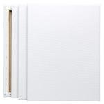 NEXCOVER Stretched Canvas - 8 Pack 11x14 Inch, 5/8” Profile, 100% Cotton Art Canvas, Triple Primed White Blank Canvases, Acid-Free, Artist Painting Canvas for Acrylic, Oil, Tempera, Gouache Paint