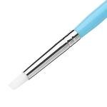 Zuoyou 5 pcs/Set Soft Pottery Clay Tool Silicone & Stainless Steel Two Head Sculpting Polymer Modelling Shaper Art Tools Blue