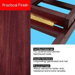 MEEDEN Art Painting Easel, Beech Wood Studio Easel 53" to 91"H, Holds Canvas to 78", Large Professional H-Frame Easel Stand with Storage Tray, Adjustable Floor Easel for Artists & Adults, Deep Walnut