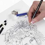 Tombow 51523 MONO Drawing Pencil Set, Assorted Degrees, 12-Pack. Professional Quality Graphite Pencil Set with Eraser and Sharpener