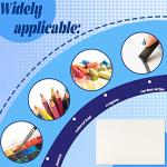 Fyess 120Pcs 100% Rag Cotton White Watercolor Paper 140lb Heavyweight Paper Watercolor Paper Cards Cold Press Paper Bulk Watercolor Drawing Student Artist for Kids,5 x 7 inch