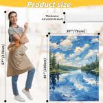 Pre Stretched Canvases for Painting 30x40 4 Pack Large Blank Canvas Boards for Acrylic Pouring and Oil Painting, 100% Cotton, 5-Time Gesso Primed