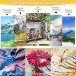 Pre Stretched Canvases for Painting 30x40 4 Pack Large Blank Canvas Boards for Acrylic Pouring and Oil Painting, 100% Cotton, 5-Time Gesso Primed