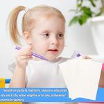 Fyess 120Pcs 100% Rag Cotton White Watercolor Paper 140lb Heavyweight Paper Watercolor Paper Cards Cold Press Paper Bulk Watercolor Drawing Student Artist for Kids,5 x 7 inch