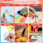 MIVIDE 36 Pack 8x10 Inch Blank Canvas Boards for Painting, White Canvases for Painting, Blank Canvas Panels Art Supplies Canvas for Acrylic Paint Oil Tempera Watercolor