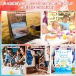 MIVIDE 36 Pack 8x10 Inch Blank Canvas Boards for Painting, White Canvases for Painting, Blank Canvas Panels Art Supplies Canvas for Acrylic Paint Oil Tempera Watercolor