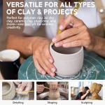 Clay Tools, 18pcs DIY Plastic Pottery Tool Kit for Polymer, Modeling, Air Dry Clay, Sculpting Tools Dotting Ball Stylus Pen for Embossing, Fondant, Crafts, Styling, for Kids and Beginners