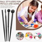 Clay Tools, 18pcs DIY Plastic Pottery Tool Kit for Polymer, Modeling, Air Dry Clay, Sculpting Tools Dotting Ball Stylus Pen for Embossing, Fondant, Crafts, Styling, for Kids and Beginners
