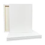 5 Count 16” x 20” Super Value Canvas by Artist's Loft - Acid Free Cotton Canvas for Paint, Acrylic, & Oils - 1 Pack