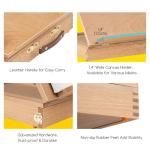 MEEDEN Table Sketch Box Easel -Portable Solid Beech Tabletop Wood Easel Drawing & Sketching Board with Storage Drawer & Palette for Beginner Artist, Art Students & Kids, Canvas up to 11" × 14"