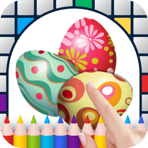 Easter Eggs Color by Number - Free Pixel Art Game - Coloring Book Pages - Happy, Creative & Relaxing - Paint & Crayon Palette - Zoom in & Tap to Color - Share Creations with Friends!