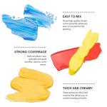 HIMI Twin Cup Jelly Gouache Paint Set, 72 Colors 12g, Jelly Cup Design, Non Toxic Paint for Canvas and Paper, Art Supplies for Professionals (72 Colors)