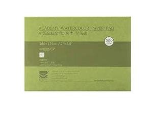 Watercolor Paper Block, BAOHONG Academy Grade Watercolor Block, 100% Cotton, Acid-Free, 140LB/300GSM, Cold Press Textured, 20 Sheets per Block (Cold Press 4.9" x7“”)