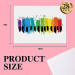 ESRICH Canvas Boards for Painting 8x10in,28 Pack Bulk Canvases for Painting - Cotton Canvas Panels for Oil, Acrylic & Watercolor Painting.