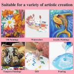 ESRICH Canvas Boards for Painting 8x10in,28 Pack Bulk Canvases for Painting - Cotton Canvas Panels for Oil, Acrylic & Watercolor Painting.