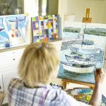 ESRICH Canvas Boards for Painting 8x10in,28 Pack Bulk Canvases for Painting - Cotton Canvas Panels for Oil, Acrylic & Watercolor Painting.