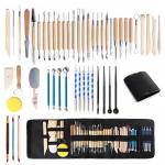 Clay Tools Kit, 52 PCS Complete Clay Tools Set for Sculpting and Pottery, Pottery Tools Includes Polymer Clay Tools, Sculpting Tools, Clay Carving Tools, Perfect Pottery Tool Kit