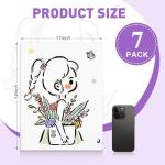 ESRICH Canvas Boards for Painting, 7 Pack Canvases for Painting 11x14 Cotton Primed Acid Free Blank Canvas Panels for Oil Paint, Watercolor, Acrylic Paint, Gouache and Tempera.