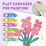 ESRICH Canvas Boards for Painting, 7 Pack Canvases for Painting 11x14 Cotton Primed Acid Free Blank Canvas Panels for Oil Paint, Watercolor, Acrylic Paint, Gouache and Tempera.