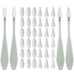 Blending Stumps for Drawing, 44 Pcs Blending Sponge Pen with 40 Pcs Replacement Sponge Oil Pastel Blending-Tools for Highlighting, Shadowing, and Correcting Drawing