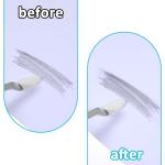 Blending Stumps for Drawing, 44 Pcs Blending Sponge Pen with 40 Pcs Replacement Sponge Oil Pastel Blending-Tools for Highlighting, Shadowing, and Correcting Drawing