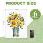 ESRICH Canvas for Painting 16x20 Inch, 6 Pack Canvas Boards for Painting Cotton Primed Acid Free Large Blank Canvas Panels for Oil Paint, Watercolor, Acrylic Paint, Gouache and Tempera.