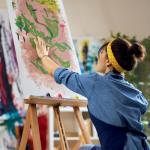 ESRICH Canvas for Painting 16x20 Inch, 6 Pack Canvas Boards for Painting Cotton Primed Acid Free Large Blank Canvas Panels for Oil Paint, Watercolor, Acrylic Paint, Gouache and Tempera.