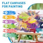 ESRICH Canvas Boards for Painting, 60 Pack Canvas for Painting 11x14 Cotton Primed Acid Free Blank Canvas Panels for Oil Paint, Watercolor, Acrylic Paint, Gouache and Tempera.