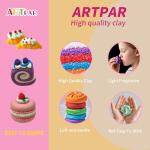 ARTPAR Air Dry Clay for Kids,Modeling Clay Kit,Model Magic Clay Sculpting Tools Set,Ultra Light & Soft, Safe Non-Toxic | 12 Box DIY Art and Crafts School Projects, Home Party Favors for Boys & Girls