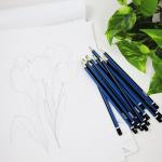 BAZIC Drawing Sketching Pencil Set, 6B 5B 4B 3B 2B B HB F H 2H 4H 6H, Professional Graphite Sketch Kit Pencils for Adults Artists (12/Pack), 1-Pack