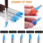 LotFancy 30PC Polymer Clay Tools Kit - Premium Stainless Steel & Wooden Handle Sculpting Tools for Ceramics, Air Dry Clay, Baking, Carving, Dotting, Molding, Painting - Includes Carrying Pouch