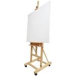 Mont Marte Painting Easel Large Easel for Painting, Studio Easel w/castors Beech Wood