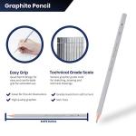 Pacific Arc Premium Graphite Drawing Pencils for Artists, Tech Pack - Professional Pencils for Drawing, Drafting, Sketching and Shading 12 Pk. - Great Non Toxic Art Supplies Set for Adults and Kids