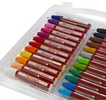 Faber-Castell Blendable Oil Pastels In Durable Storage Case- 24 Vibrant Colors - Non-Toxic Pastels for Kids