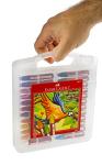 Faber-Castell Blendable Oil Pastels In Durable Storage Case- 24 Vibrant Colors - Non-Toxic Pastels for Kids