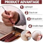 LINPHCEY 6-Piece Clay Sculpting Tools Set Perfect for Polymer Air Dry Modeling Clay Beginners & Professionals Ideal for DIY Pottery & Ceramics Tools for Clay Sculpey Sculpting & Crafting