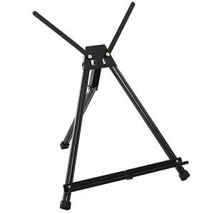 U.S. Art Supply Tabletop Easel for Painting - 15" to 21" Adjustable Metal Painting Easel - Portable Art Easels for Display Table Stand - Holds Canvas, Whiteboards, Posters, Signs, Drawings