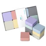 Ddaowanx Dry Erase Erasers, 2"x2",8 Pcs Aesthetics Magnetic Mini Eraser for Refrigerator Whiteboard,Classroom Teacher Supplies (8 Pack/ 8 Color)