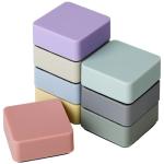 Ddaowanx Dry Erase Erasers, 2"x2",8 Pcs Aesthetics Magnetic Mini Eraser for Refrigerator Whiteboard,Classroom Teacher Supplies (8 Pack/ 8 Color)