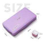 HIMI Gouache Paints set, 18 Colors, 30ml, 18 US fl oz, Non Toxic Paint for Canvas and Paper, Art Supplies for Professionals, Student, Kids and More (Purple)
