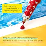 MEEDEN Gouache Paint Tube Set - 48 x 12ml (0.4 oz) Colors Art Paint Supplies for Artists Students Beginners - Rich Pigment Art Paints for Canvas Painting
