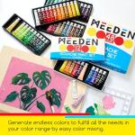 MEEDEN Gouache Paint Tube Set - 48 x 12ml (0.4 oz) Colors Art Paint Supplies for Artists Students Beginners - Rich Pigment Art Paints for Canvas Painting