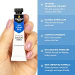 Castle Art Supplies 24 Piece Gouache Tube Set | New Improved Formula | 24 X 12ML Brilliant, Opaque, Water-Based Colors | Versatile, Easy to Use for Adult Artists, Beginners, Professionals (New Improved Formula)