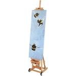 Creative Mark Mirage All Media Wood Studio Easel, Natural Finish, Artist Easel, Adjustable Angle, Solid Elmwood, 83" Height, 71" Canvas Capacity, Sturdy Base
